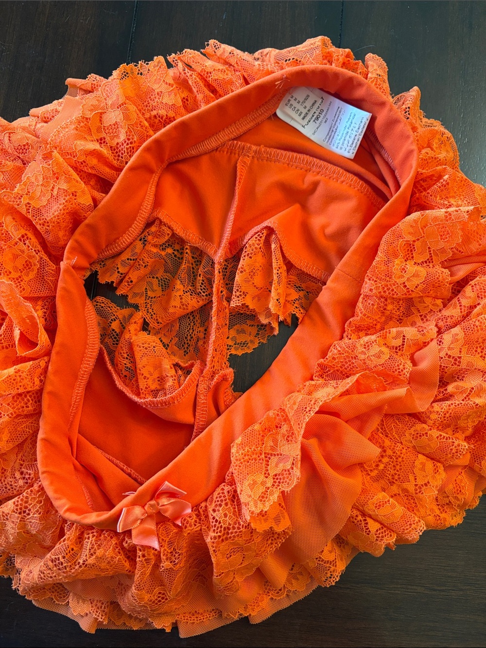 Orange Ruffle Bloomers - Picture 3 of 3